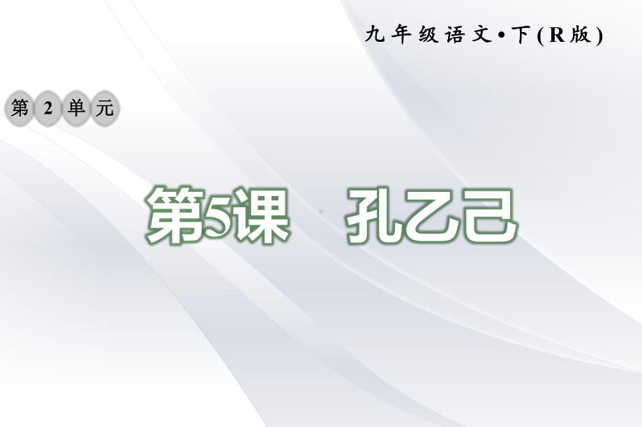 2020年部编版九年级下册语文 5孔乙己 习题课件.ppt_第1页