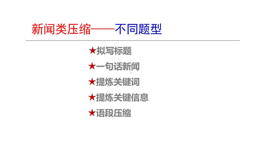 一轮备考：新闻类语段压缩课件.pptx_第3页