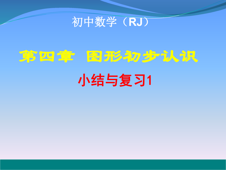 图形的初步认识小结与复习课件.pptx_第1页