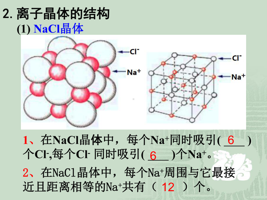 人教版高中化学系列 选修三第三章离子晶体、晶体计算课件.ppt_第3页