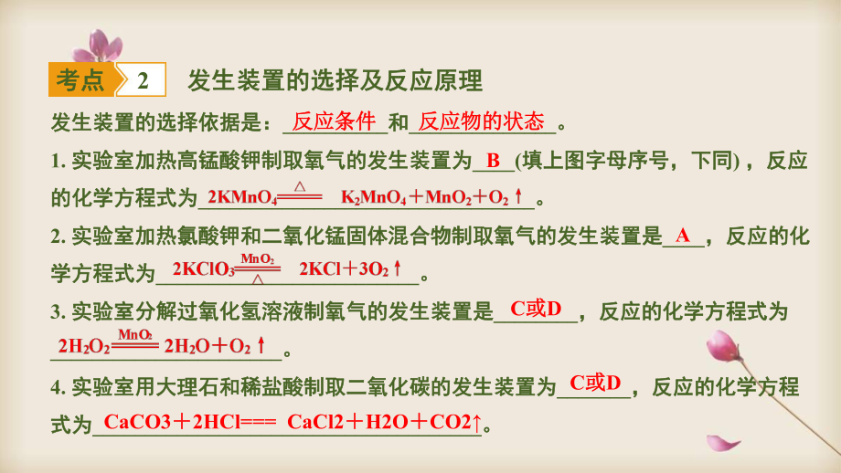 2020中考化学专项复习课件：专题16 常见气体的制取与收集.pptx_第3页