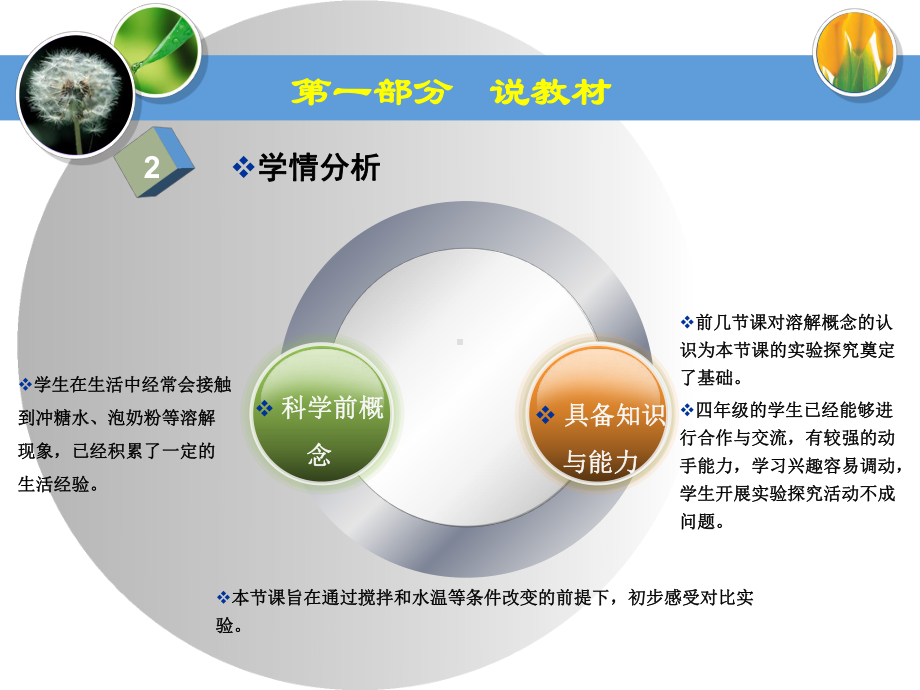 四年级上册科学说课课件25 溶解的快与慢｜教科版.ppt_第3页