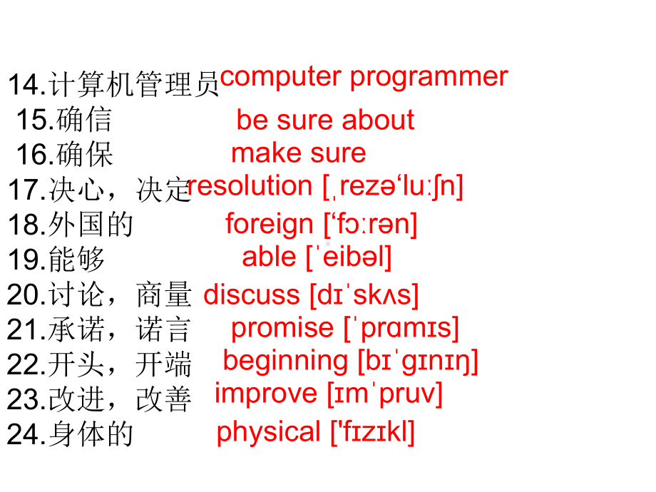 人教版英语八年级上册第六单元复习及作文我的未来(60)课件.ppt_第3页