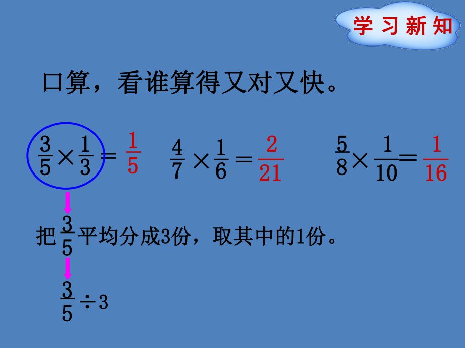 （人教版）数学六年级上册：第三单元《分数除以整数》教学课件 .pptx_第2页