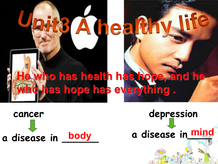 人教版高中英语选修6：unit3 book6 A healthy life课件.ppt(课件中不含音视频素材)_第1页