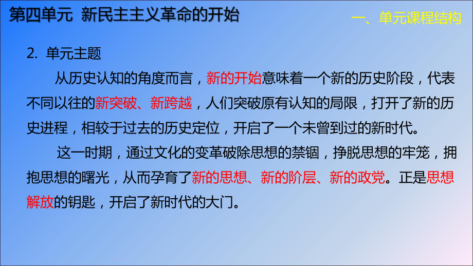 2020年八年级历史上学期第四单元《新民主主义革命的开始知识梳理》（统编版）课件.pptx_第3页