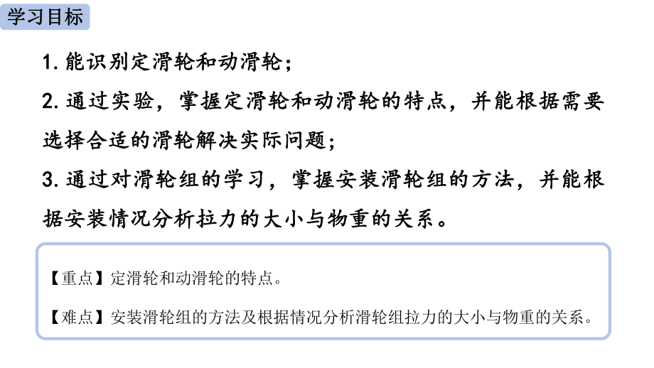 初中物理人教版八年级下册 122 3 滑轮 机械效率课件.pptx_第2页