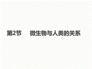 公开课课件 北师大版初中生物学八上《微生物与人类的关系》课件.ppt