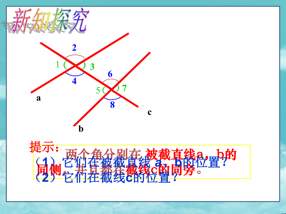 七年级数学下册(课件)12 同位角、内错角、同旁内角.ppt_第3页