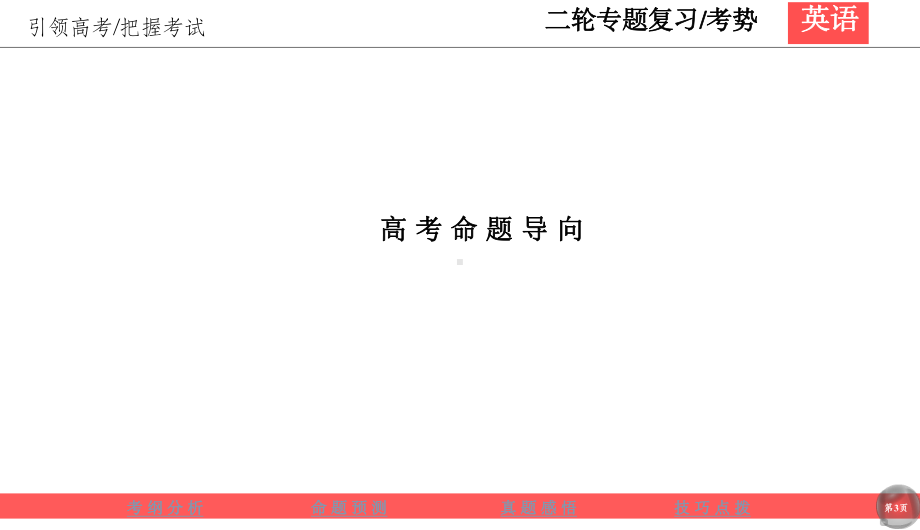 2020版高考英语二轮新基础语法突破课件：阅读七选五.ppt_第3页