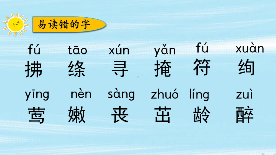 2021年统编版二年级语文下册第一单元复习课件.pptx_第2页