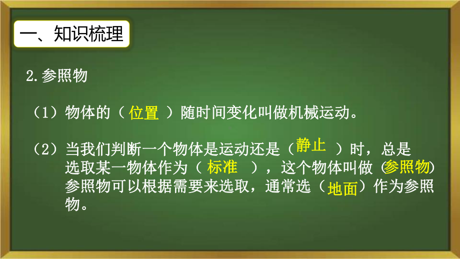 人教版物理八年级上册机械运动章末复习课件.pptx_第3页