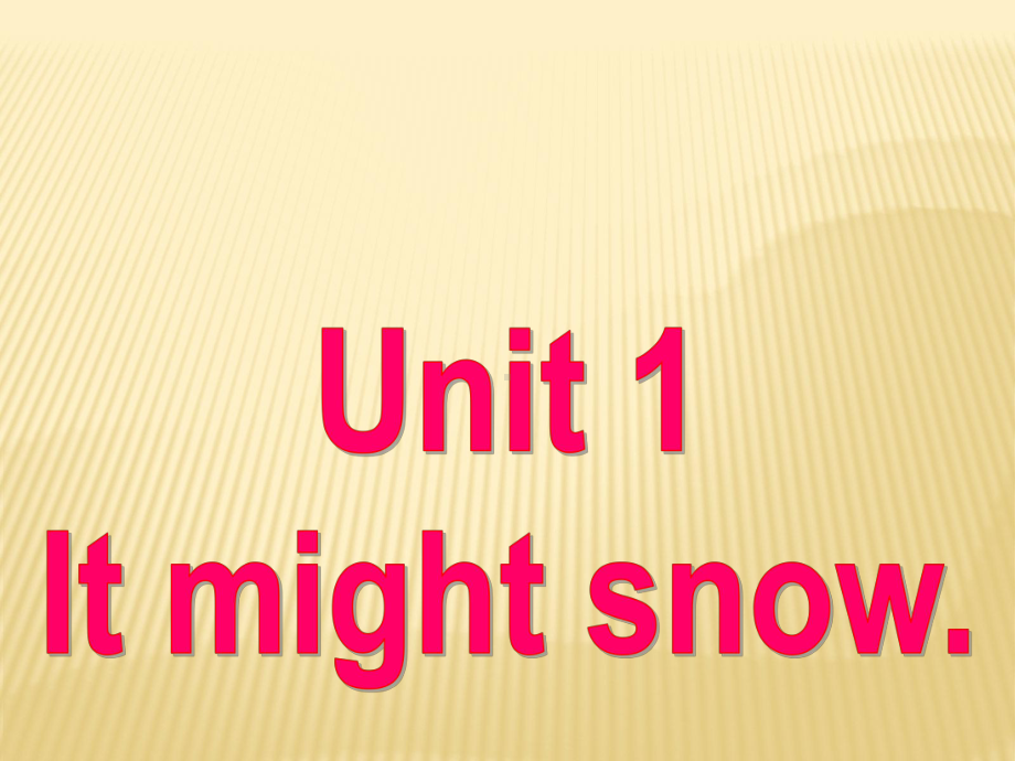 《Module 10 Unit 1 It might snow》(第一课时)课件 (新版)外研版八年级上.ppt(课件中不含音视频素材)_第2页