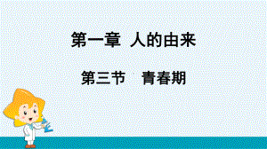 人教版中学生物学七年级下 3青春期(优质课件).pptx(课件中无音视频)