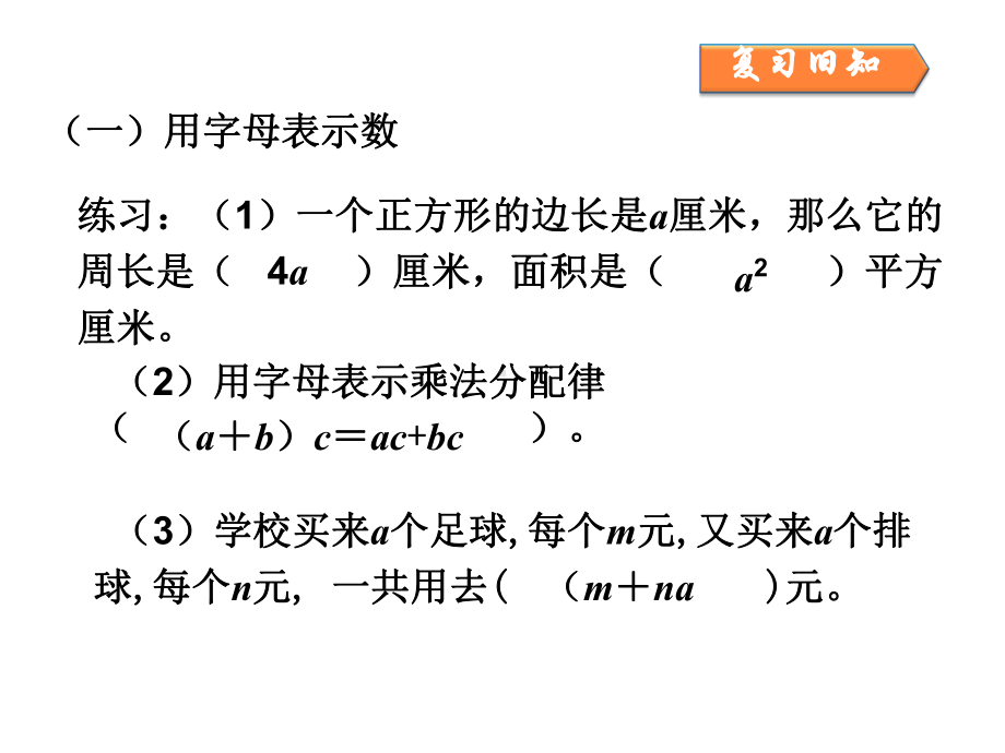 五年级上册数学第五单元《简易方程整理与复习》课件.ppt_第3页