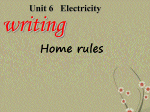 Unit 6 Electricity Writing 同步课件(牛津版七年级下).ppt(课件中不含音视频素材)