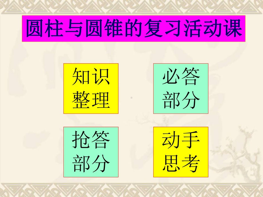 六年级数学下册 复习圆柱和圆锥1课件 苏教版.ppt_第3页