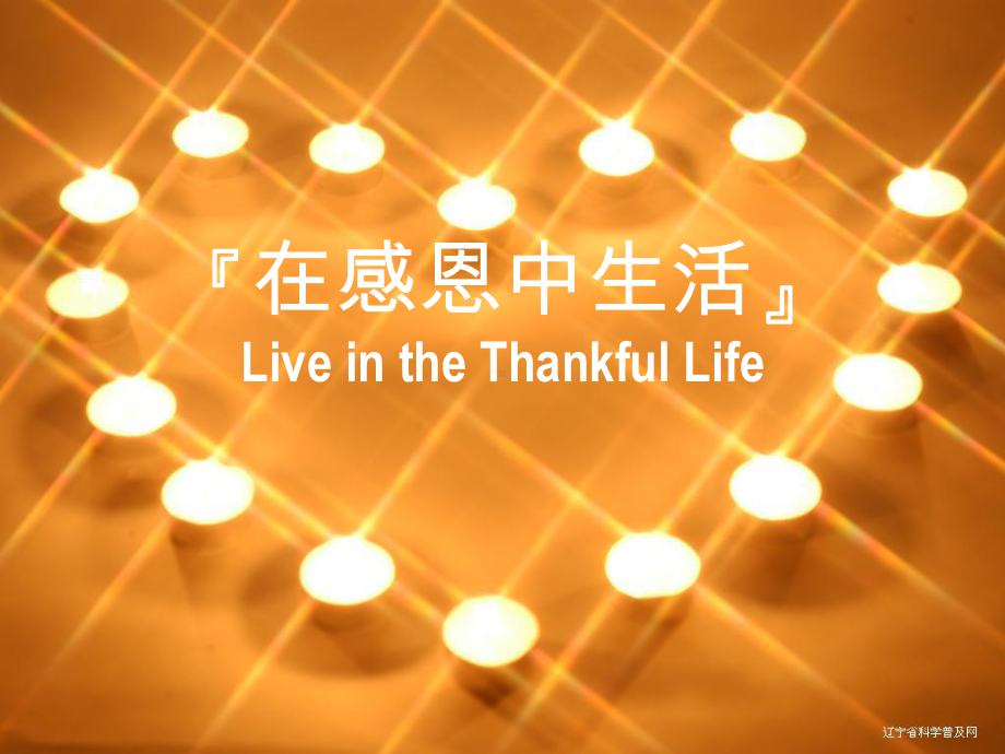 在感恩中生活LiveintheThankfulLife学习培训模板课件.ppt_第1页