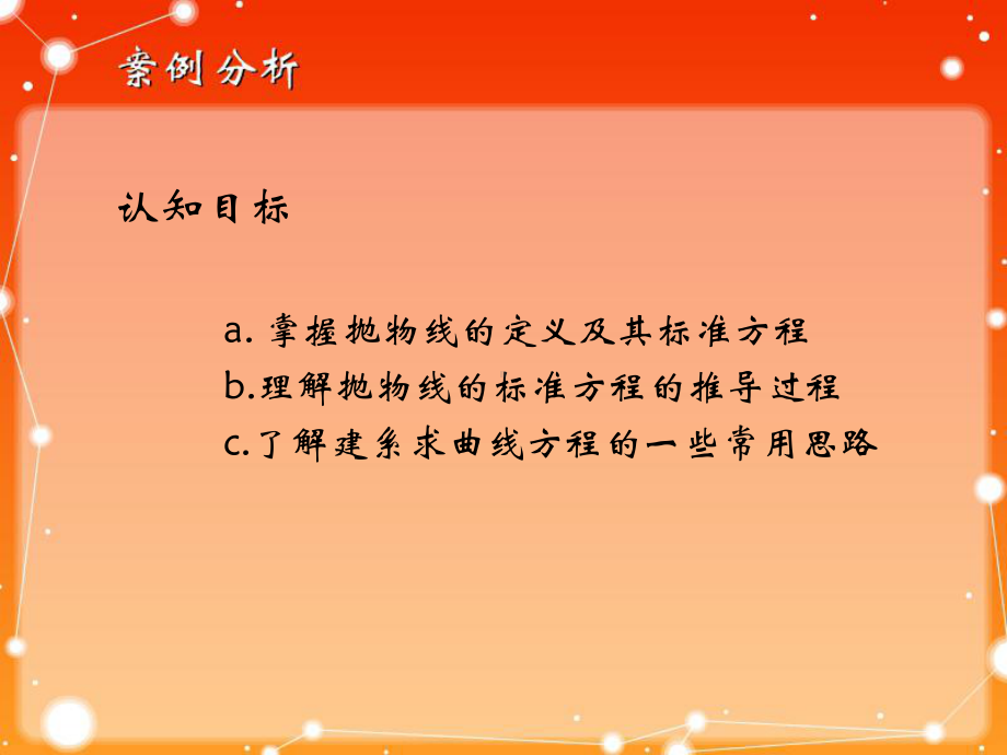 题目《抛物线及其标准方程》教学设计学习培训课件.ppt_第3页