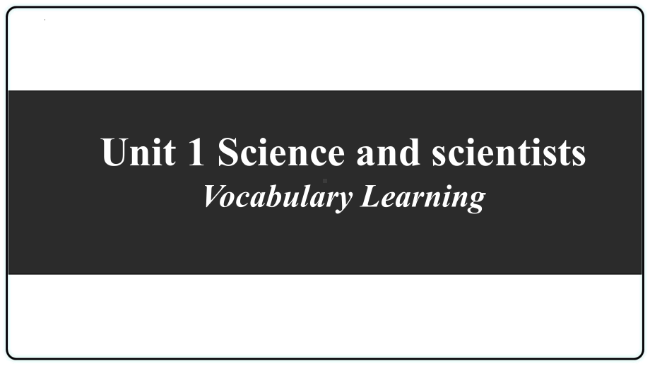 Unit 1 Language Points （ppt课件）-2022新人教版（2019）《高中英语》选择性必修第二册.pptx_第1页