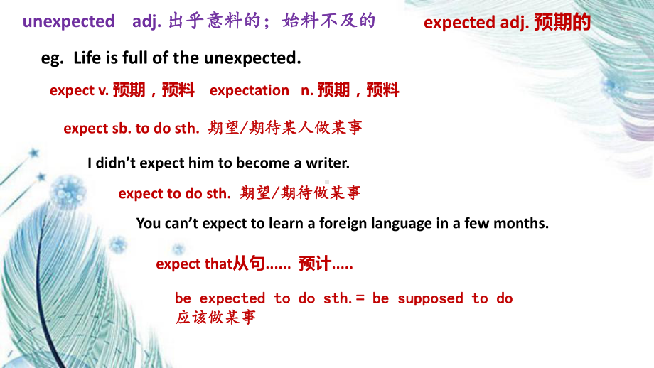 Unit12 Life is full of the unexpected.(words and expressions)课件2022-2023学年人教版九年级英语全册.pptx_第2页