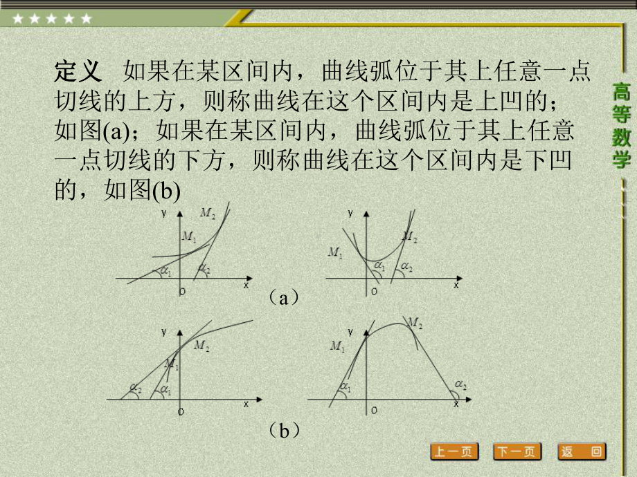 《高等数学（第二版）》课件4.第四节 曲线的凹向与拐点.ppt_第3页