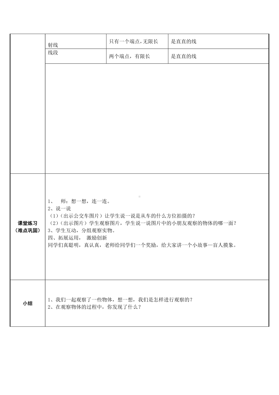 四年级数学上册教案-3.1线段直线射线61-人教版.docx_第2页