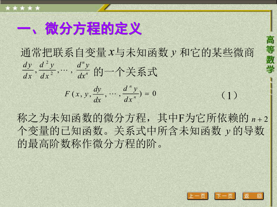 《高等数学（第二版）》课件2.第二节 微分方程的基本概念.pptx_第2页