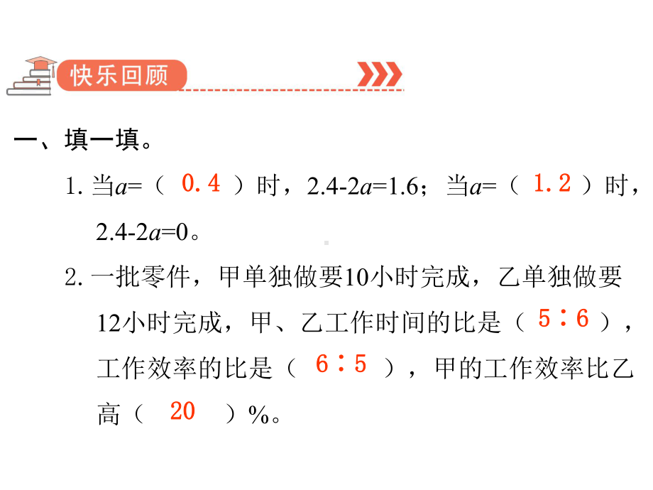 六年级下册数学作业课件-第六单元 1.数与代数 双休作业十 人教版(共10张PPT).pptx_第2页