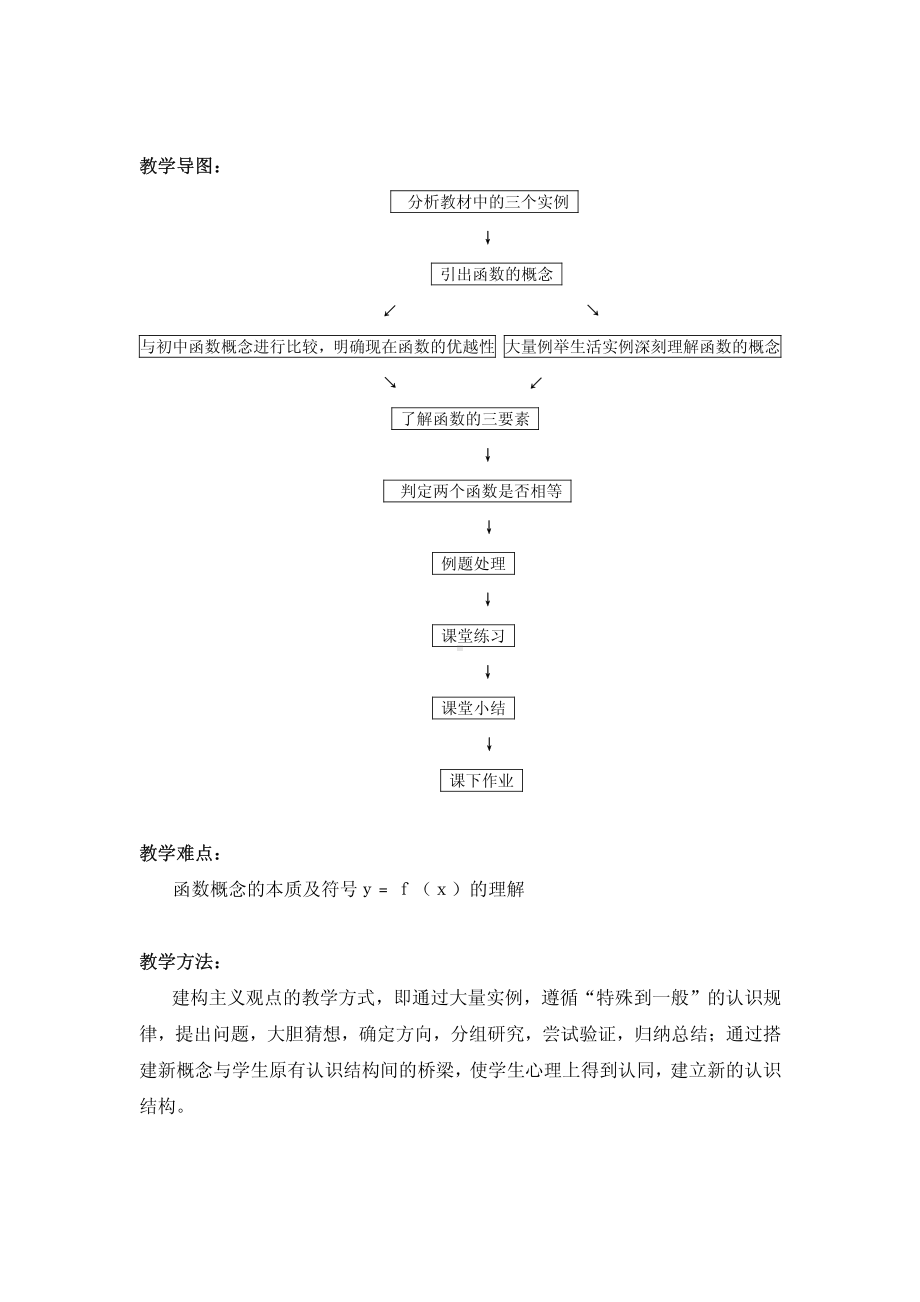 全国青年教师数学大赛高中数学优秀教案、教学设计及说课稿《函数的概念》.pdf_第2页