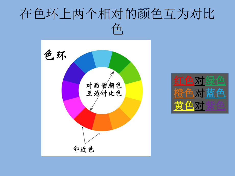 五年级上册美术课件 －1色彩的对比 人教新课标(共14张PPT).pptx_第3页