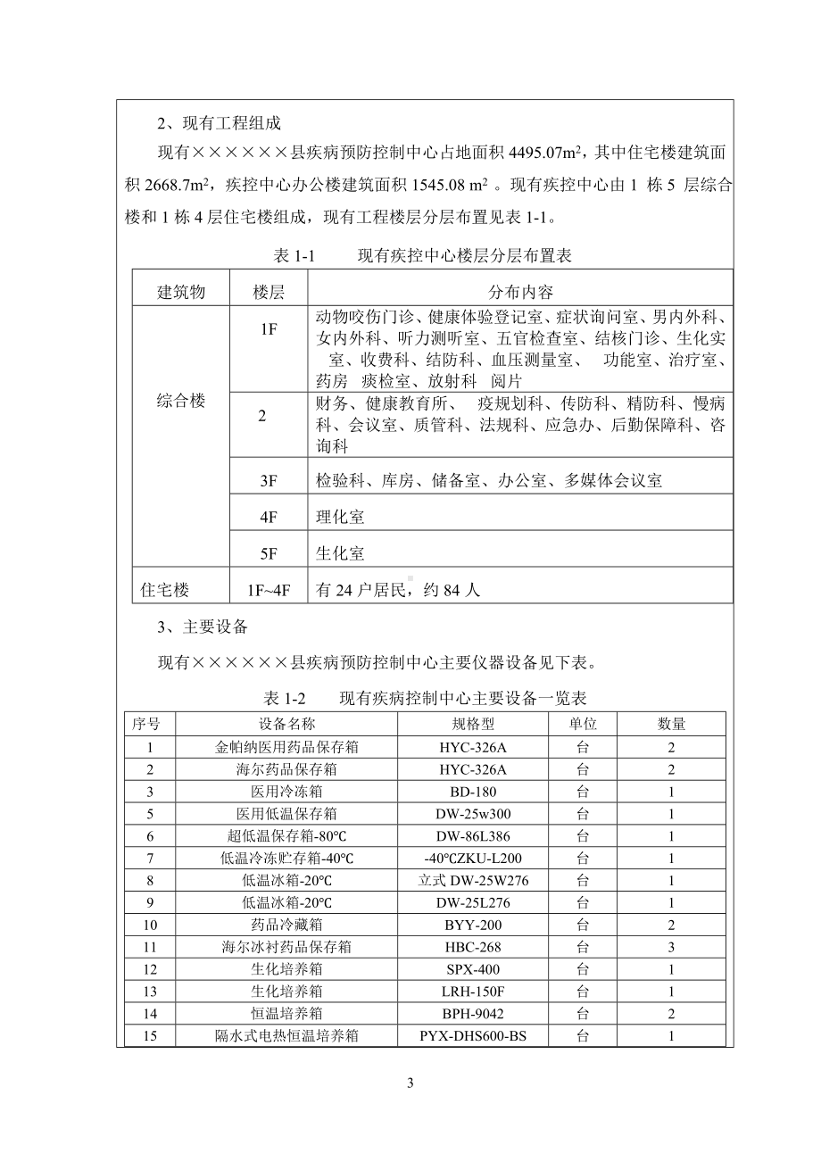 县疾病预防控制中心综合楼建设项目环境影响报告书参考模板范本.doc_第3页