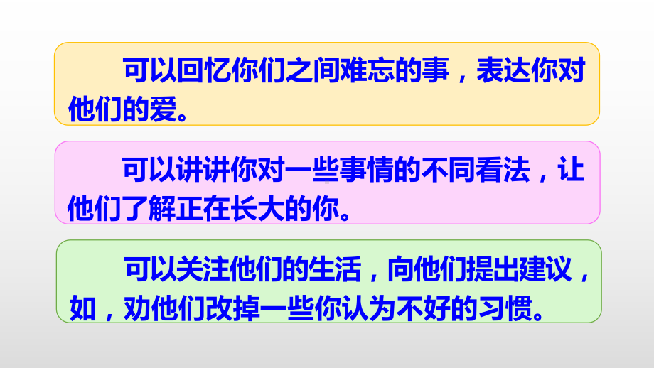 五年级上册语文课件-习作：我想对您说 人教(部编版） (共16张PPT).ppt_第3页