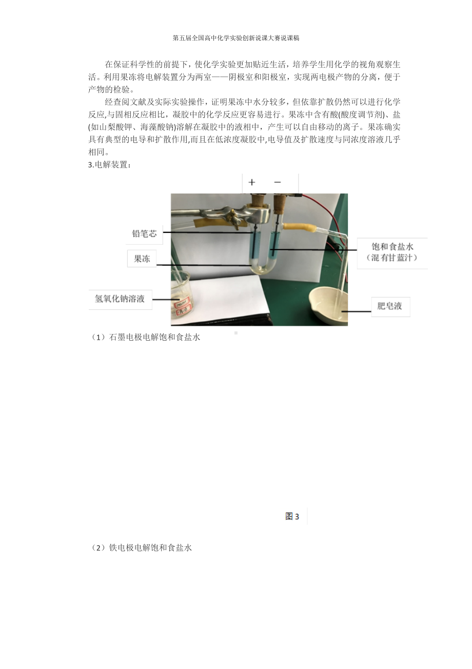 （第五届全国高中化学实验创新说课大赛说课稿）电解实验拓展.docx_第2页