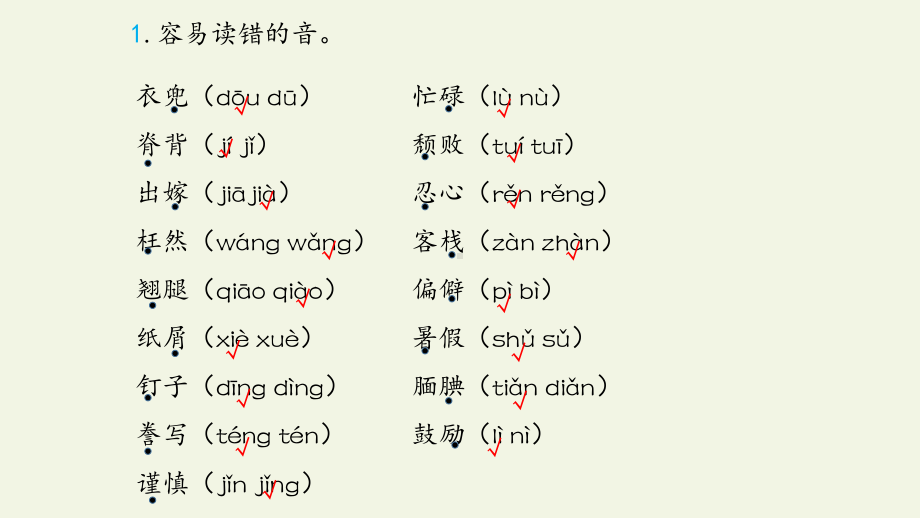 五年级语文上册课件- 第六单元复习课件 —人教版（部编版）（共24张PPT）.pptx_第2页