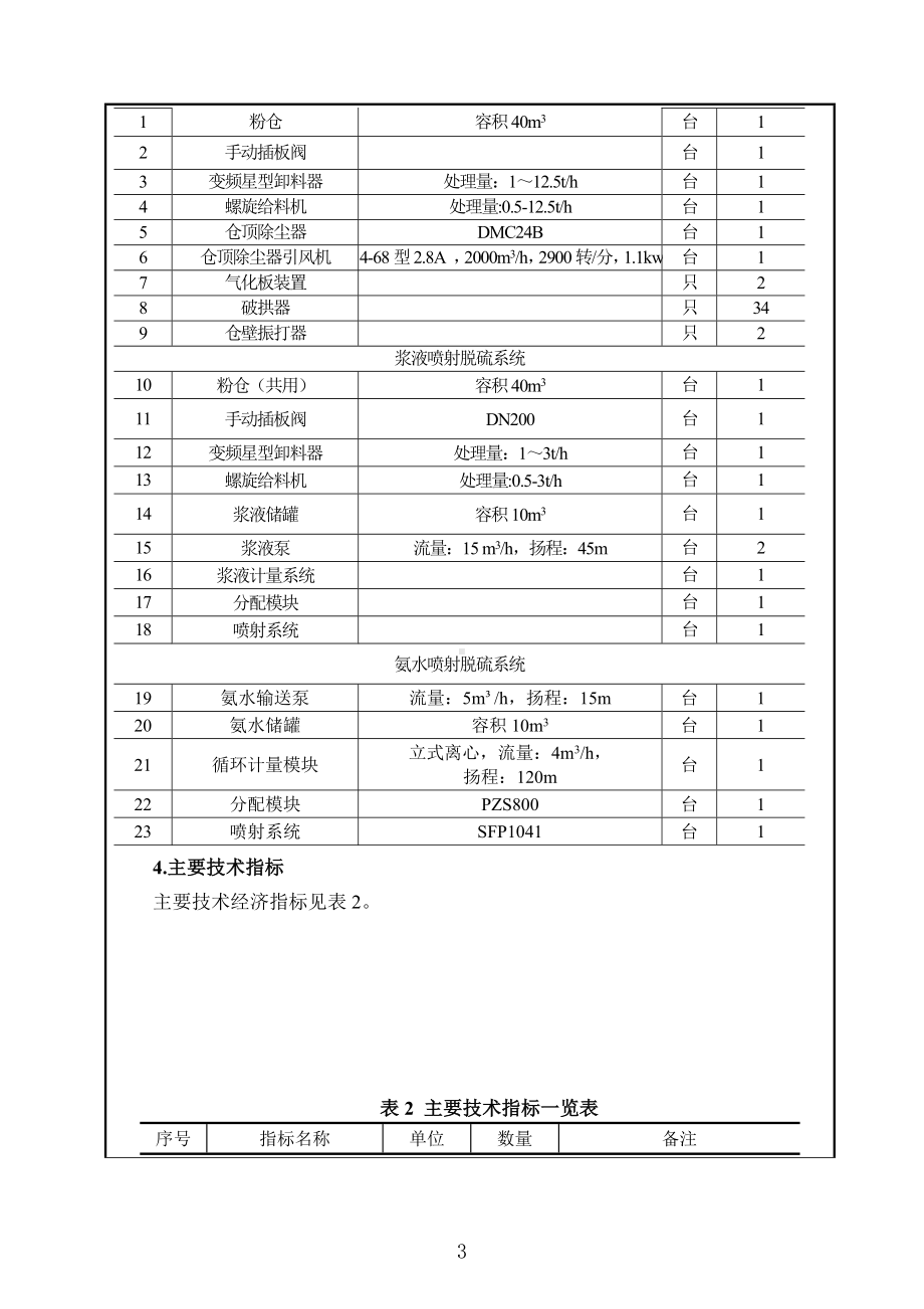 4000td熟料新型干法生产线窑尾烟气脱硫建设项目环境影响报告表参考模板范本.doc_第3页