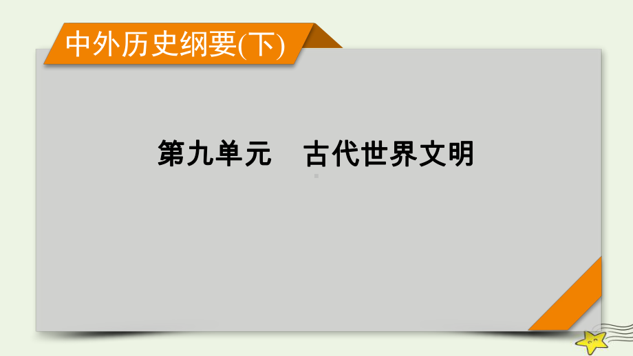 新高考2023版高考历史一轮总复习第9单元第25讲课时1文明的产生与早期发展.pptx_第1页