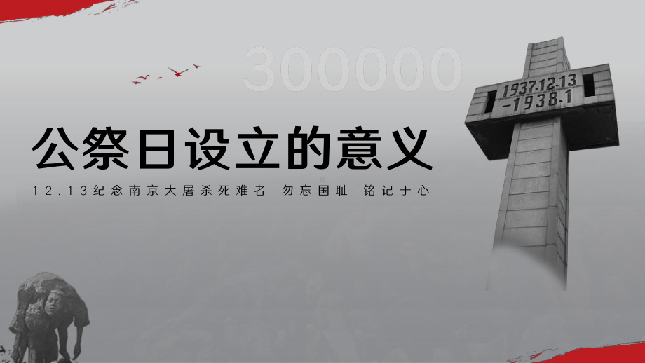 国家公祭日：纪念南京大屠杀勿忘国耻铭记在心 ppt课件-2022高中主题班会.pptx_第3页