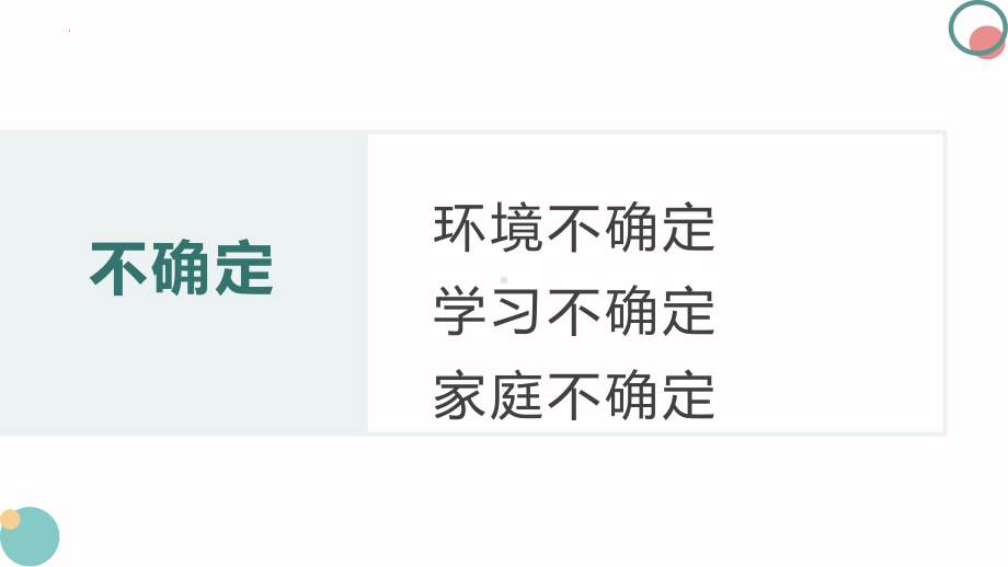 拥抱不确定 面对未知如何确定 ppt课件 2022高中主题班会.pptx_第2页