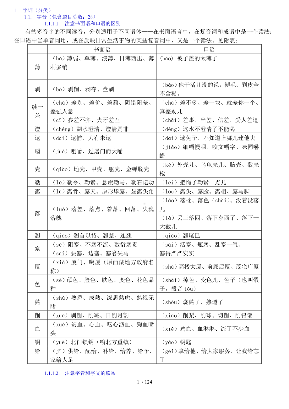 字词（分类）大全考试资料参考模板范本.doc_第1页