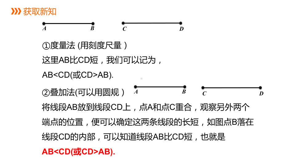 6.3线段的长短比较同步新授ppt课件(共13张PPT)-2022新浙教版七年级上册《数学》.pptx_第3页