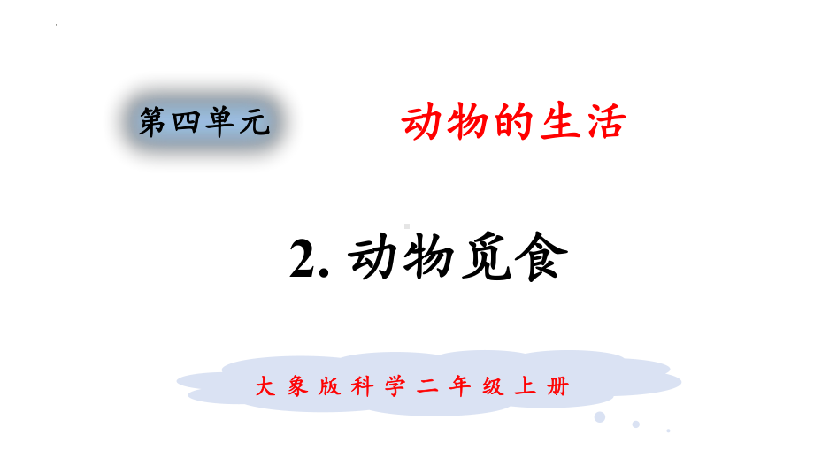 4.2 动物觅食ppt课件 (共16张PPT)-2022新大象版二年级上册《科学》.pptx_第1页