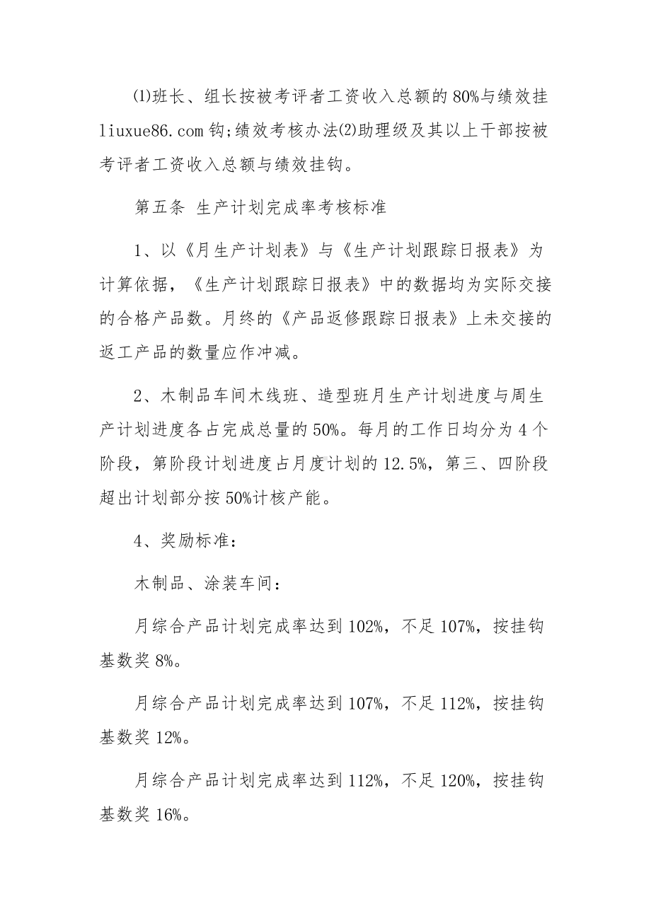 生产车间绩效考核办法范文.docx_第2页