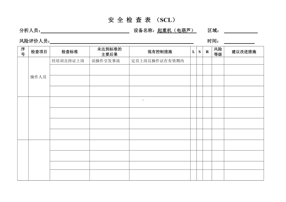 工作危害因素分析辩识检查表.doc_第3页