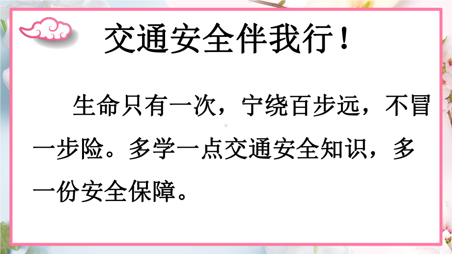 交通安全伴我行！（交通安全教育主题班会课件）.pptx_第2页