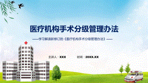 课件权威发布医疗机构手术分级管理办法解读解读(1)ppt.pptx