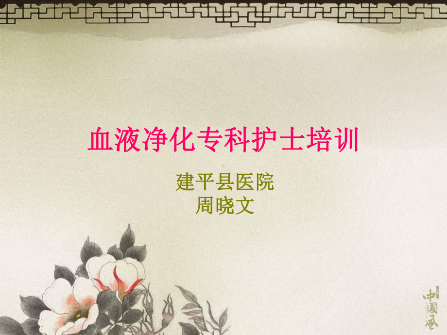 2012年血净专科专业护士课件1.ppt_第1页