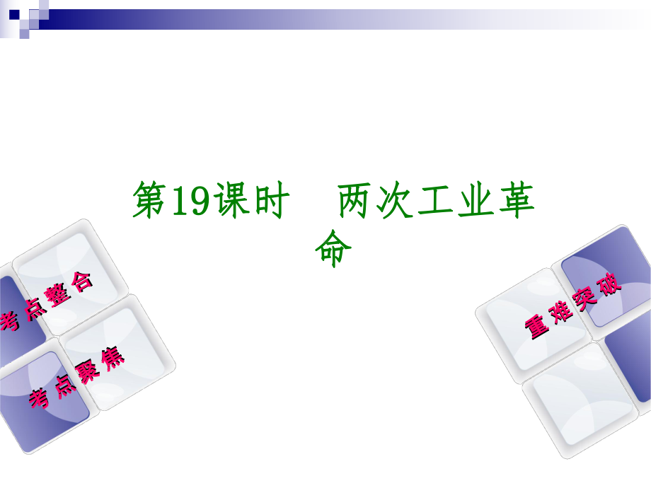 中考历史复习第5单元世界近代史第19课时两次工业革命课件川教版.ppt_第1页