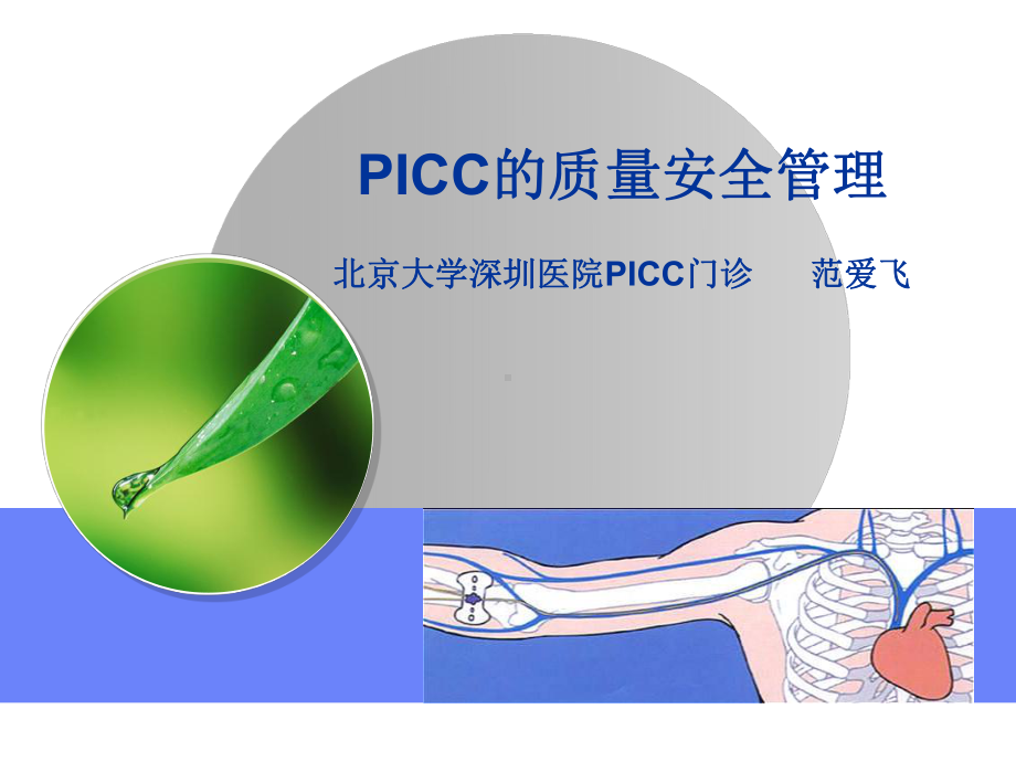 PICC围置管期的质量管理课件.ppt_第1页