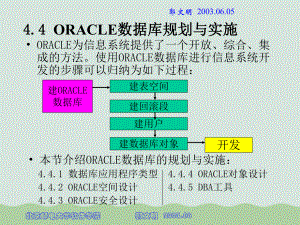 ORACLE数据库规划与实施方案分析课件.ppt